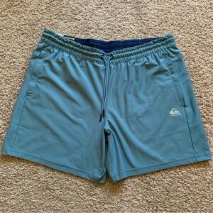 Quiksilver‎ Teal and Navy Shorts
